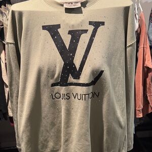 Khaki Logo Sweatshirt